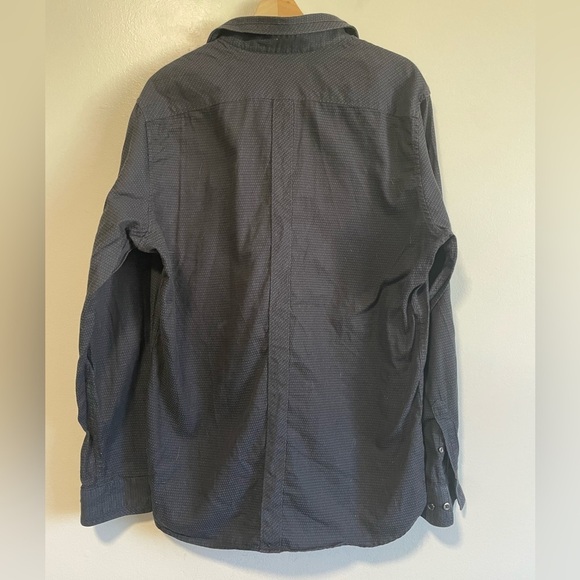 Rock & Republic Printed  Long Sleeve Button Up Shirt - Gray - 100% Cotton - Picture 7 of 9